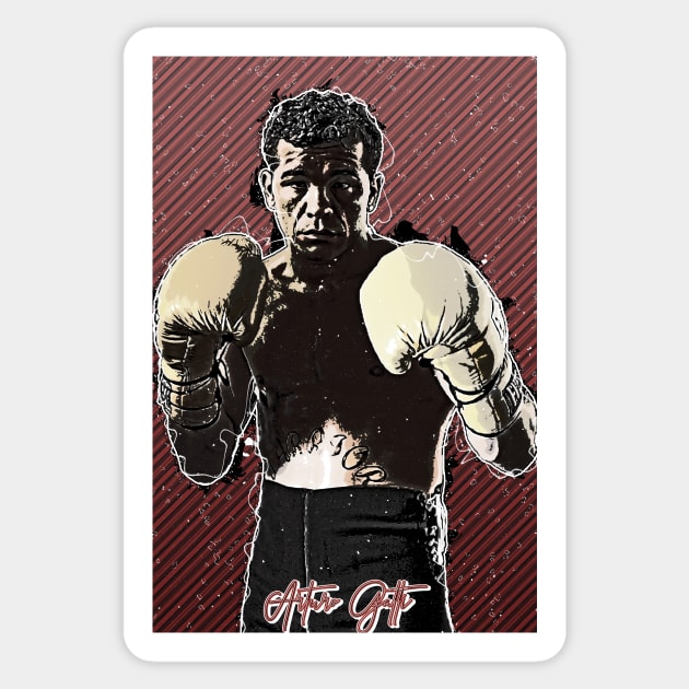 Arturo Gatti - Boxing Legends - Design Sticker by Great-Peoples